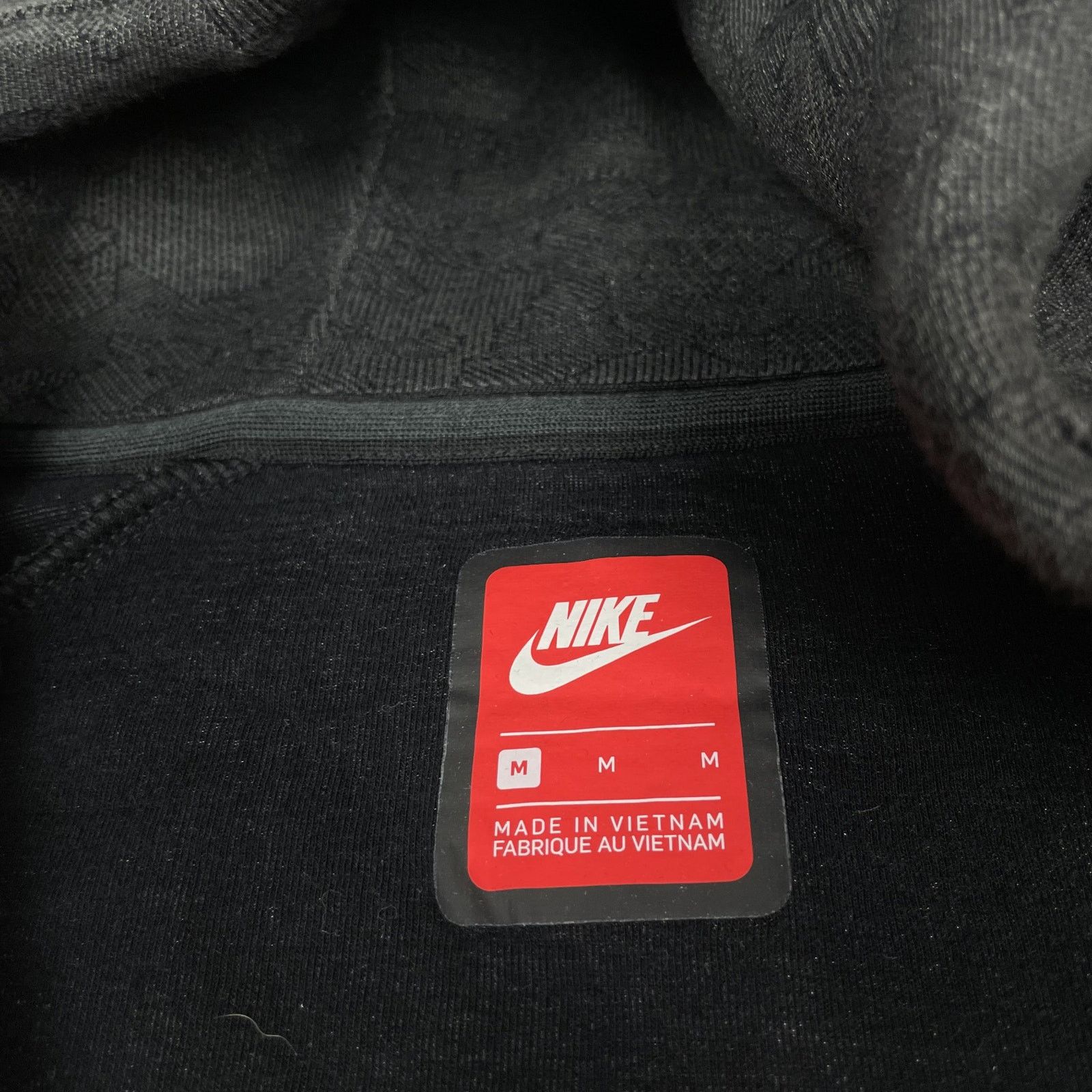 Nike Nike Tech Men Gray Cotton Long Sleeve Full Zip Hoodie Medium Size US M / EU 48-50 / 2 - 11 Thumbnail