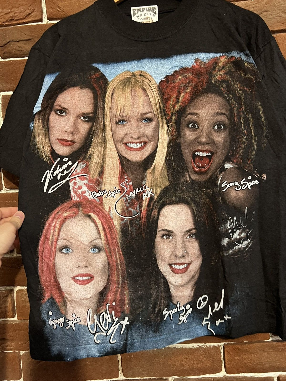 Band Tees Vintage 90s Spice Girls Band Rap Tee Very Rare Pop Hype Size US L / EU 52-54 / 3 - 3 Thumbnail