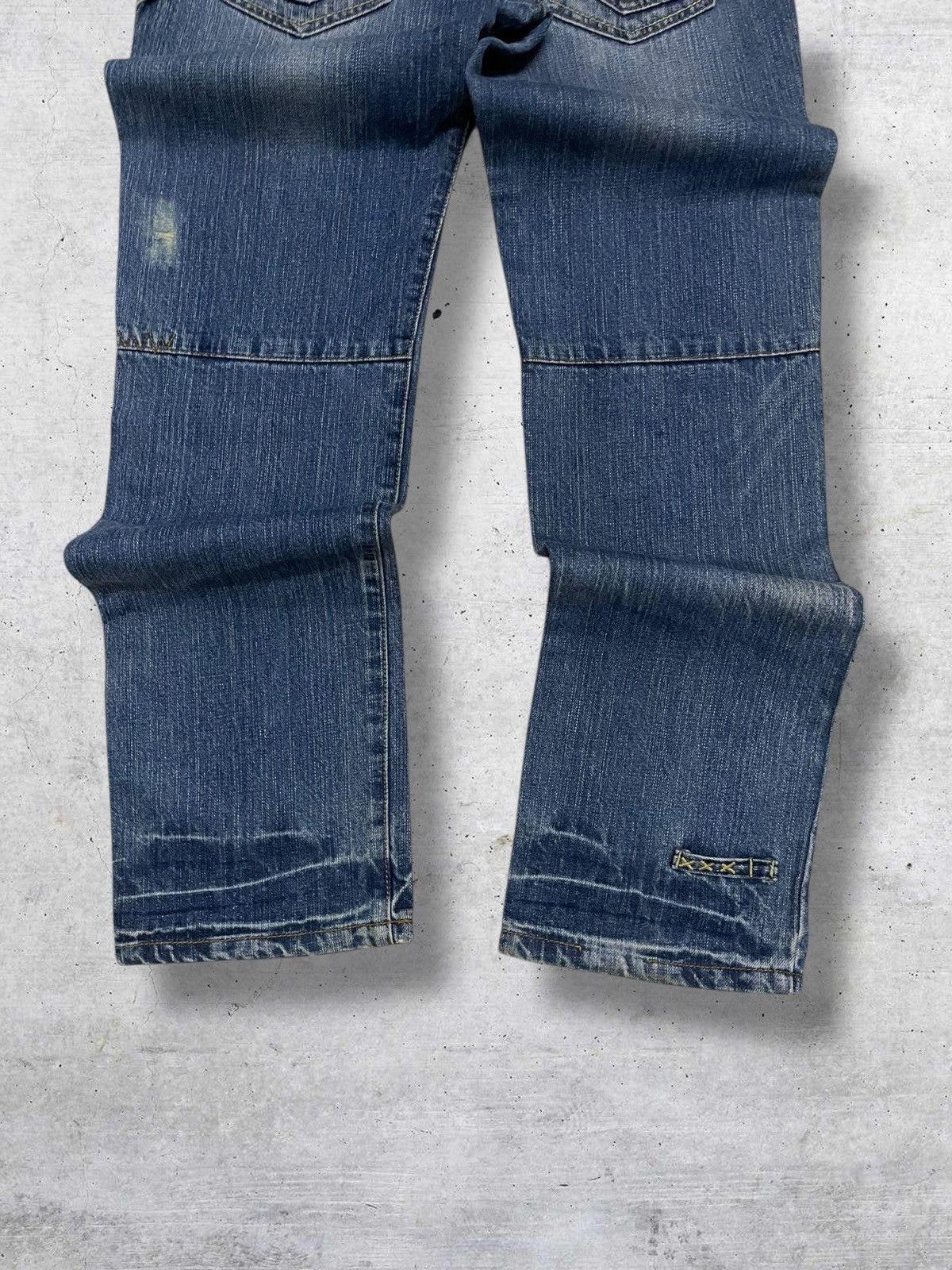 Japanese Brand VINTAGE WAVELIST JAPAN DESIGNER 90S DISTRESSED STREET DENIM Size US 27 - 10 Thumbnail