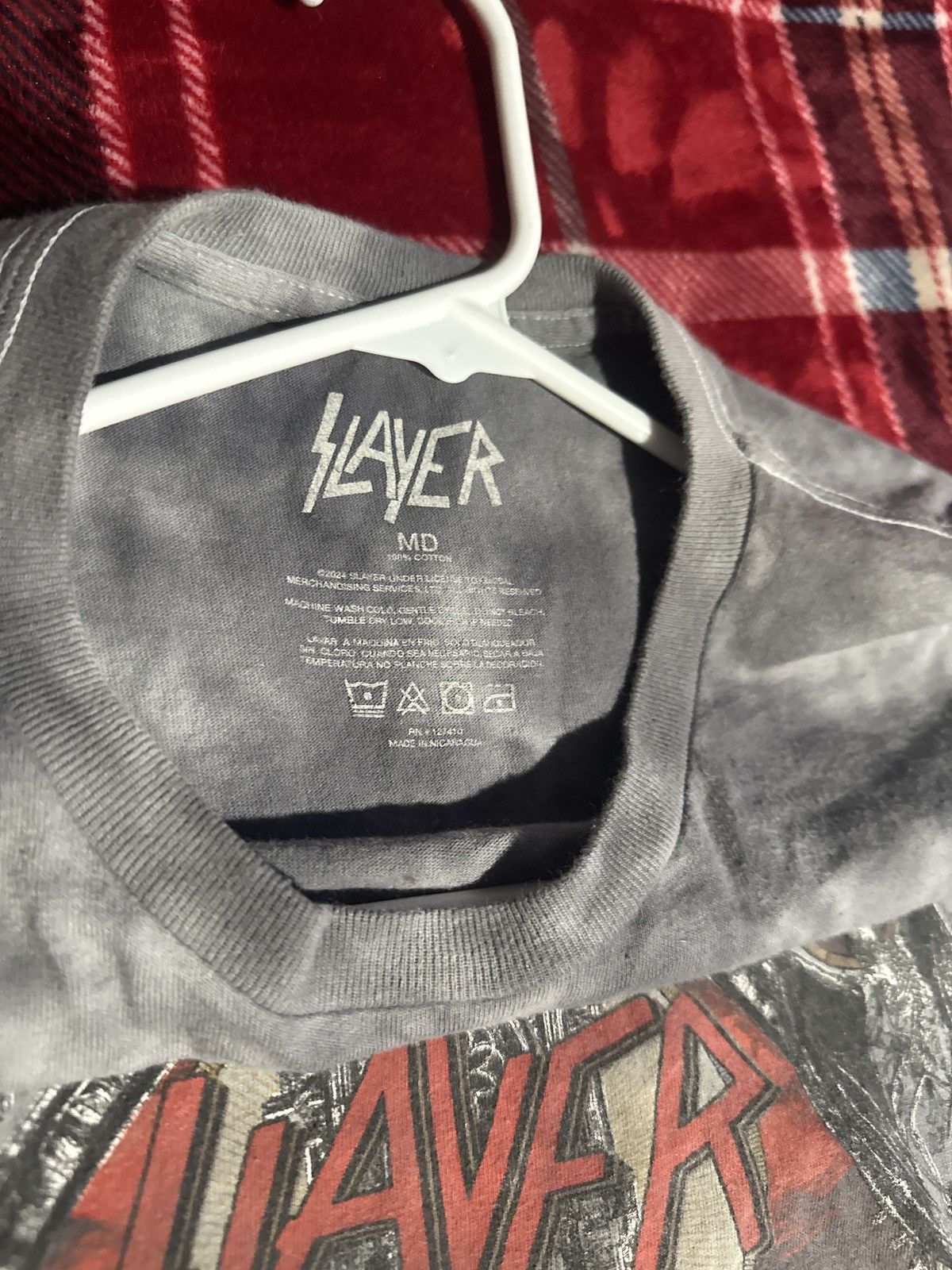 Band Tees rare tiedie slayer t Size US M / EU 48-50 / 2 - 3 Thumbnail