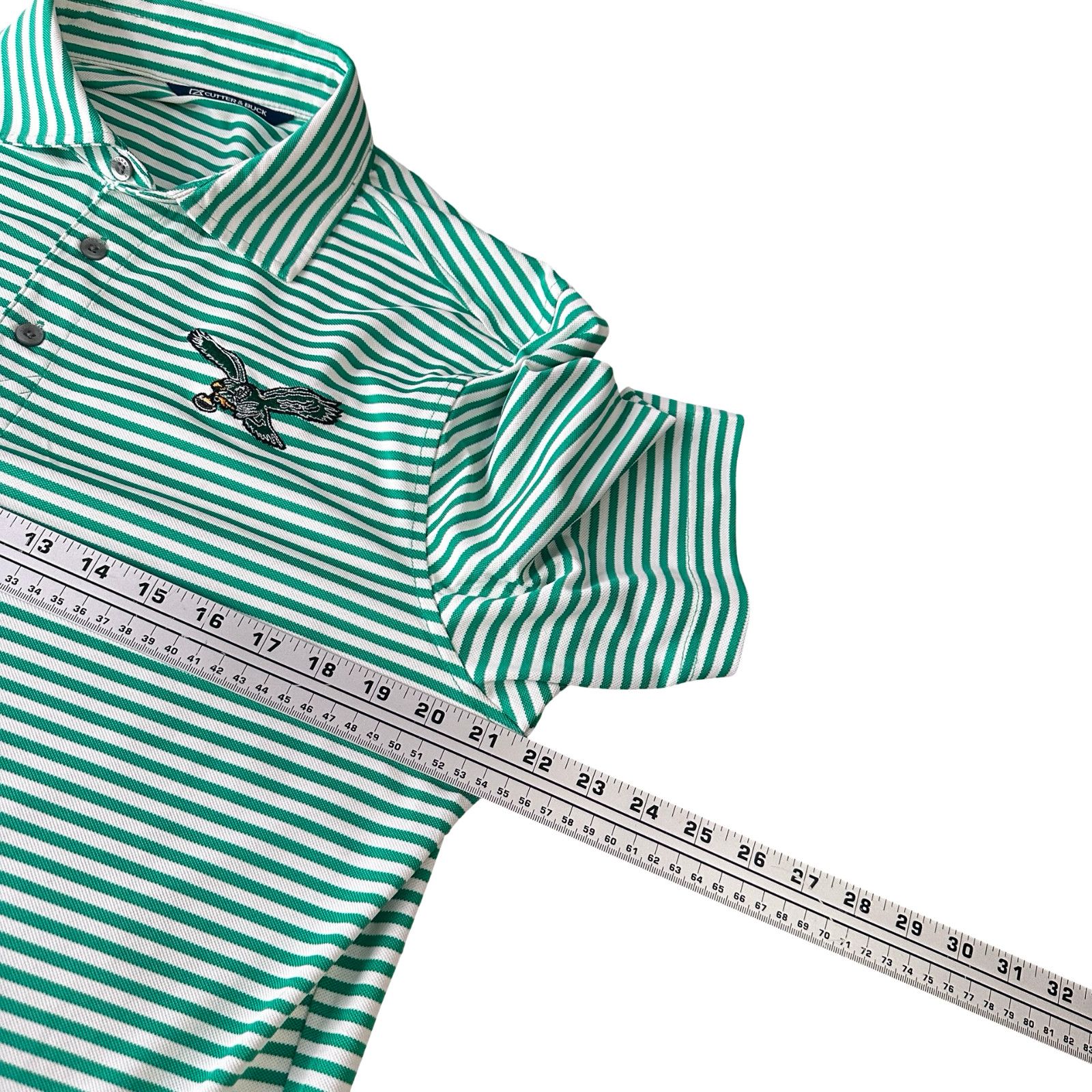Cutter & Buck Cutter&Buck Philadelphia Eagle Polo Shirt Men M Kelly Green Size US M / EU 48-50 / 2 - 8 Thumbnail