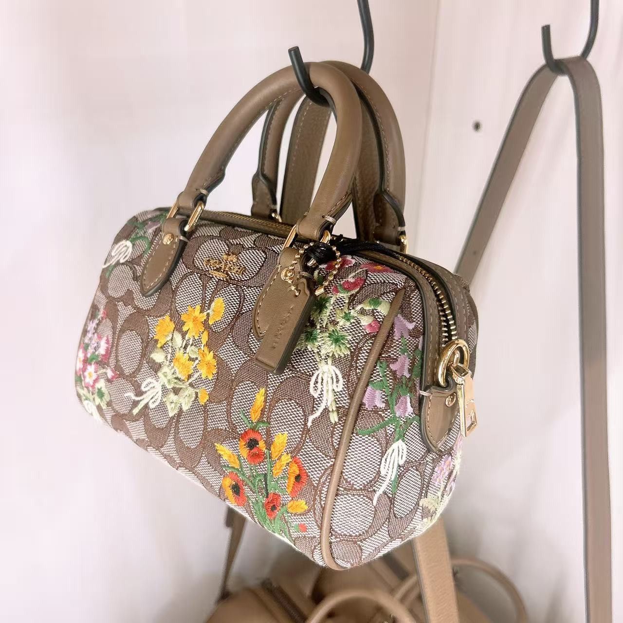 Coach Mini Rowan Crossbody Bag with Floral Embroidery CDY31 Size ONE SIZE - 7 Thumbnail