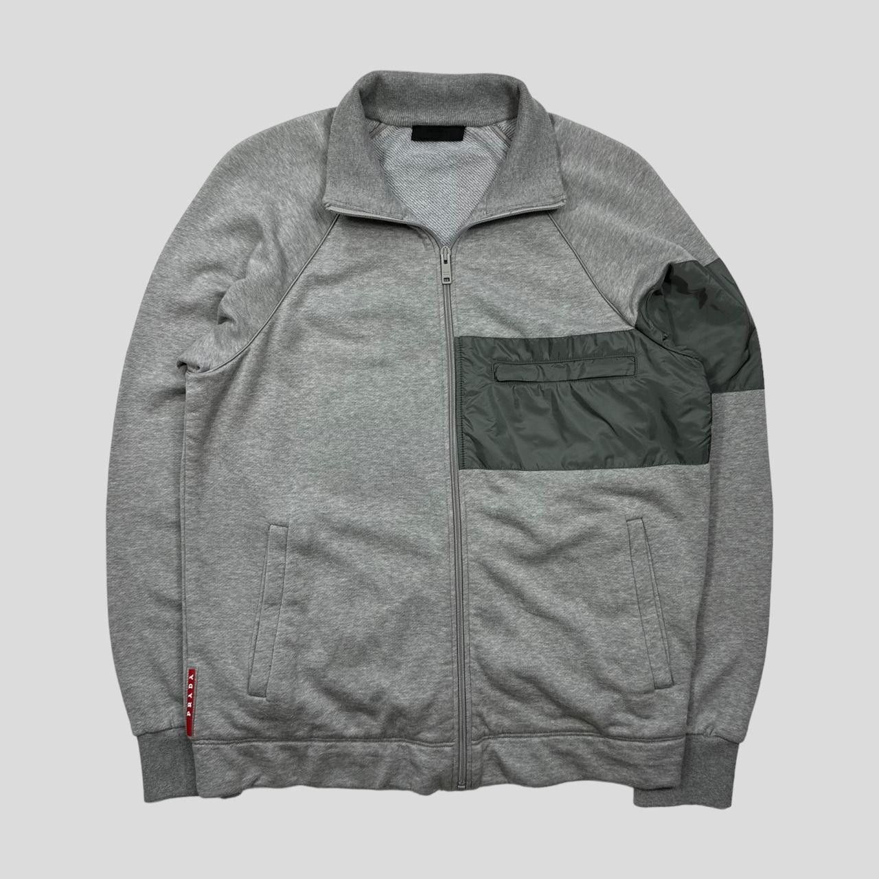 Prada Prada Milano 2017 Nylon Panelled Cotton Track Jacket - M/L Size US L / EU 52-54 / 3 - 5 Thumbnail