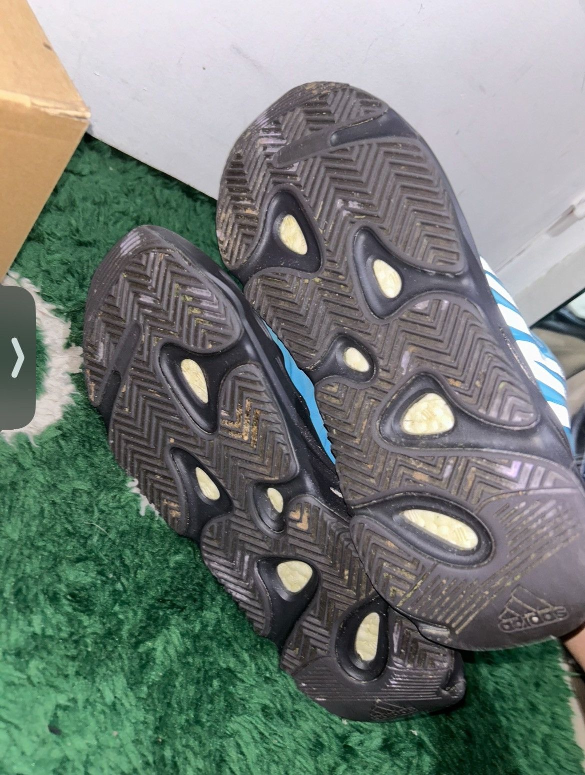 Adidas Size 10.5 - adidas Yeezy Boost 700 MNVN Bright Cyan Size US 10.5 / EU 43-44 - 8 Thumbnail