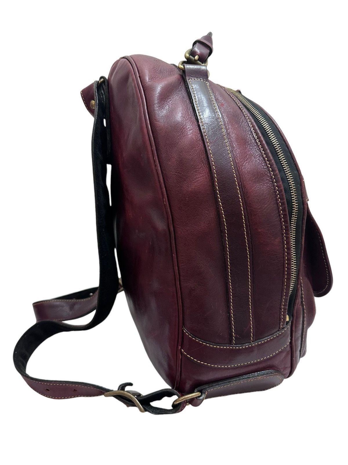 Filson RARE ‼️ Vintage Hand Made Holland Full Leather Backpack Size ONE SIZE - 5 Thumbnail