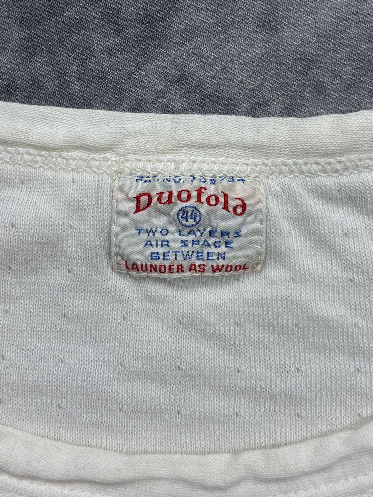 Vintage True Vintage Duofold Thermal Shirt 1940s 1950s Double Layer Size US S / EU 44-46 / 1 - 4 Thumbnail