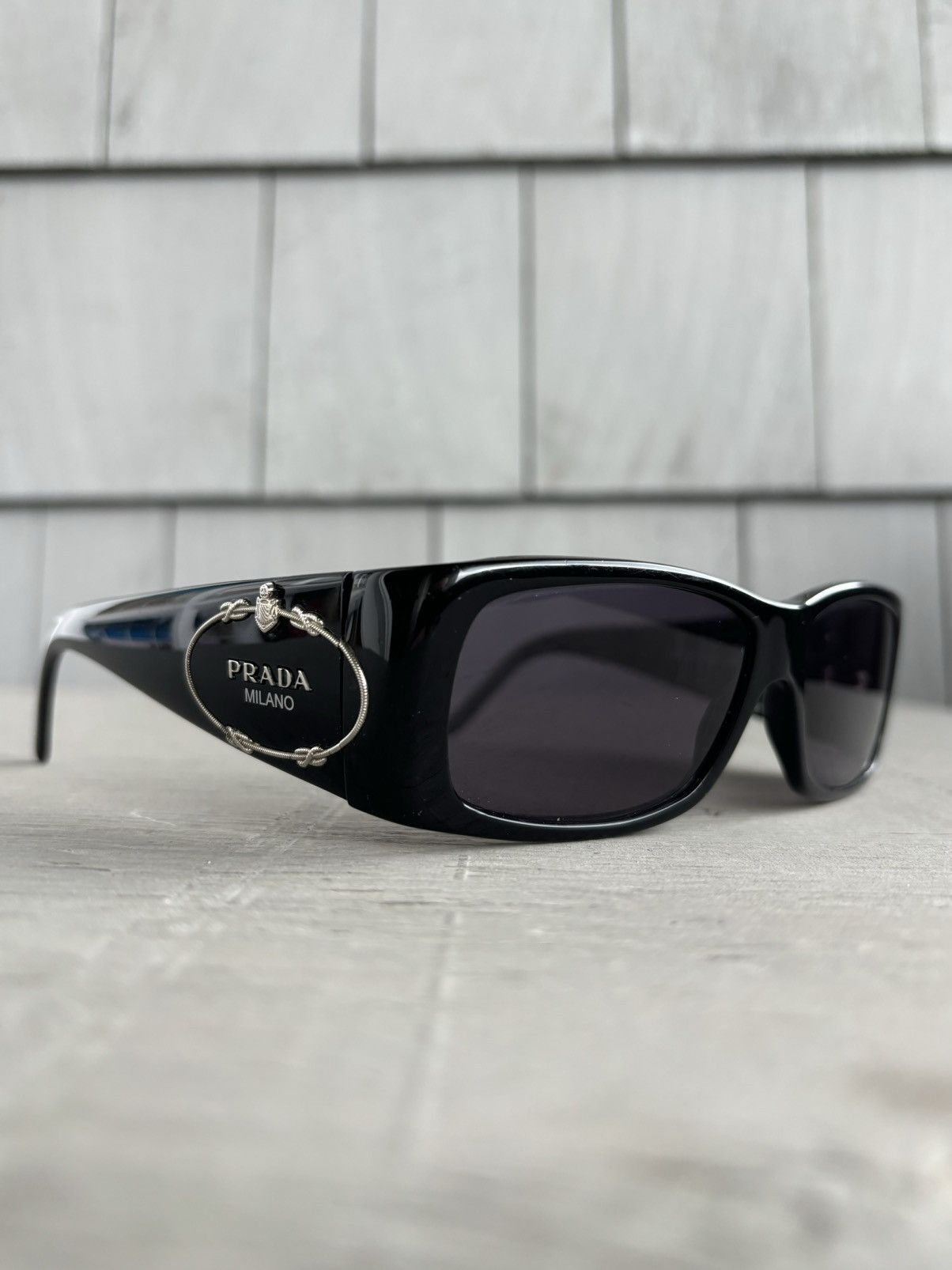 RARE Prada Milano SPR10H Sunglasses for Women Prada SPR10Z Rectangle Sunglasses | Fashion Eyewear main image 2
