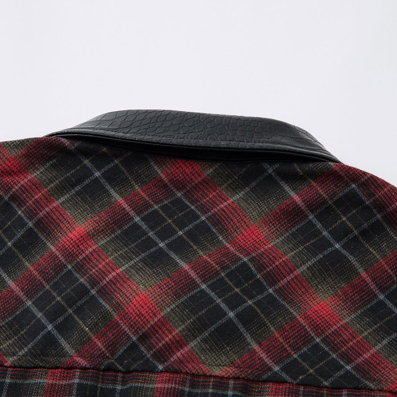 Other Plaid Contrast-Splice Long-Sleeve Shirt Size US M / EU 48-50 / 2 - 2 Thumbnail