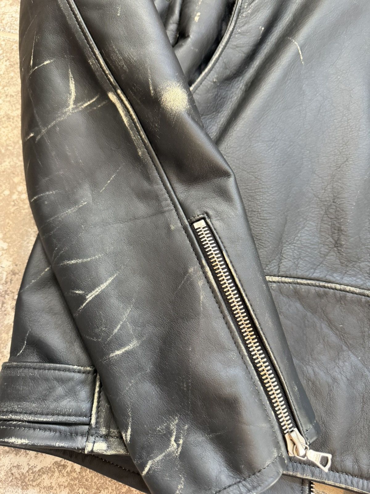 John Elliott John Elliott Leather Rider Moto Drifter Black Jacket Size 3 Size US L / EU 52-54 / 3 - 9 Thumbnail