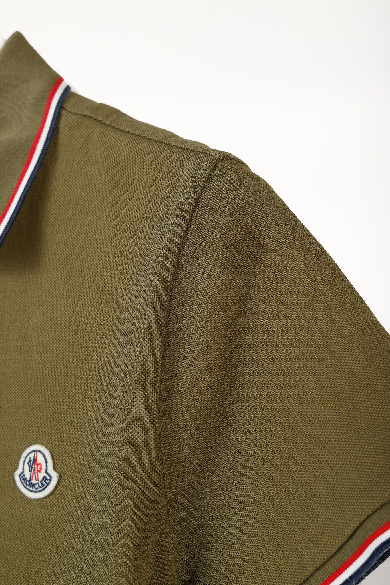 Moncler Moncler Maglia Polo Manica Corta Trimmed Cotton Polo Shirt Size US M / EU 48-50 / 2 - 6 Thumbnail