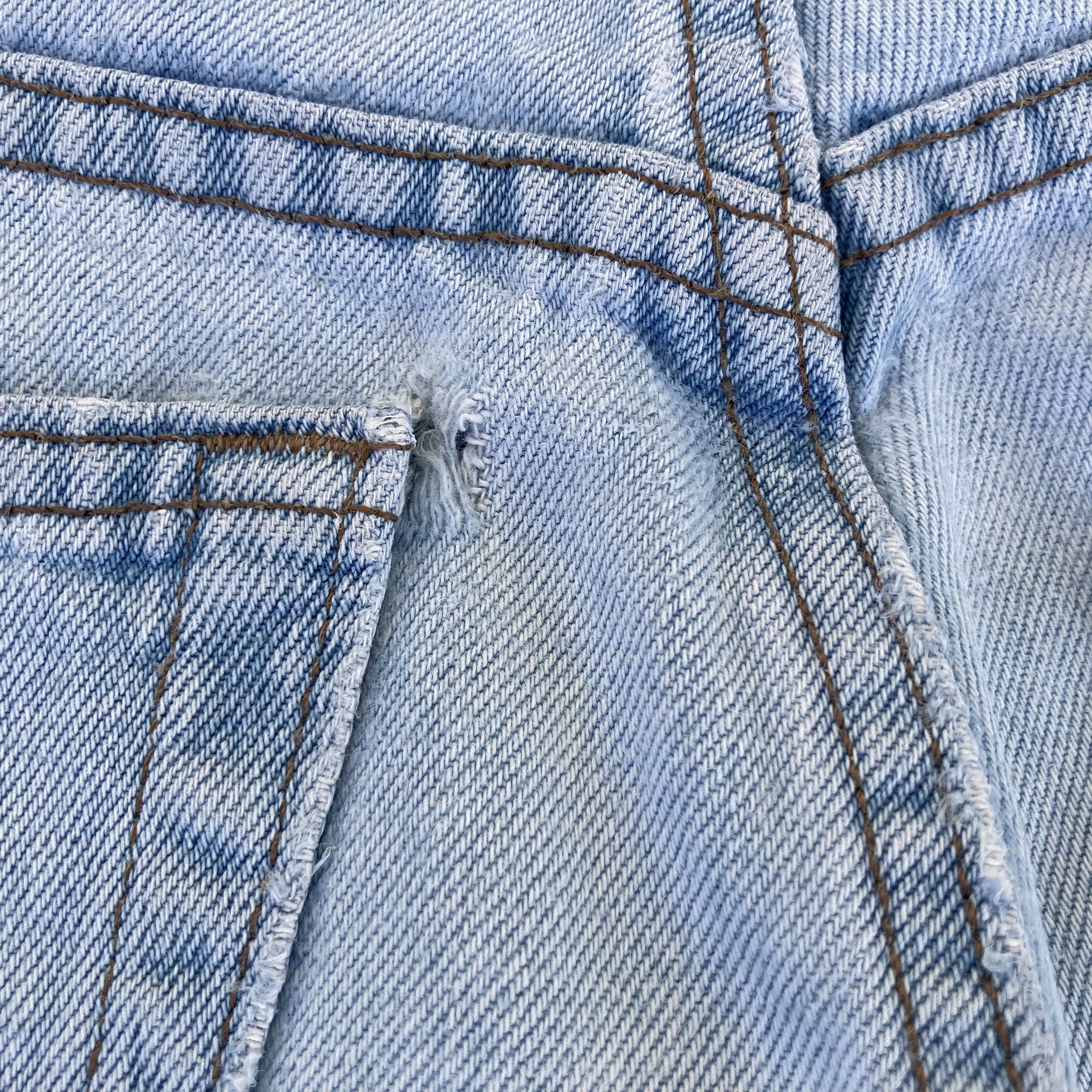 Levi's × Vintage Vtg Levis Silvertab Loose Baggy Sz 33 90s Ripped 90s Jeans Size US 33 - 8 Thumbnail