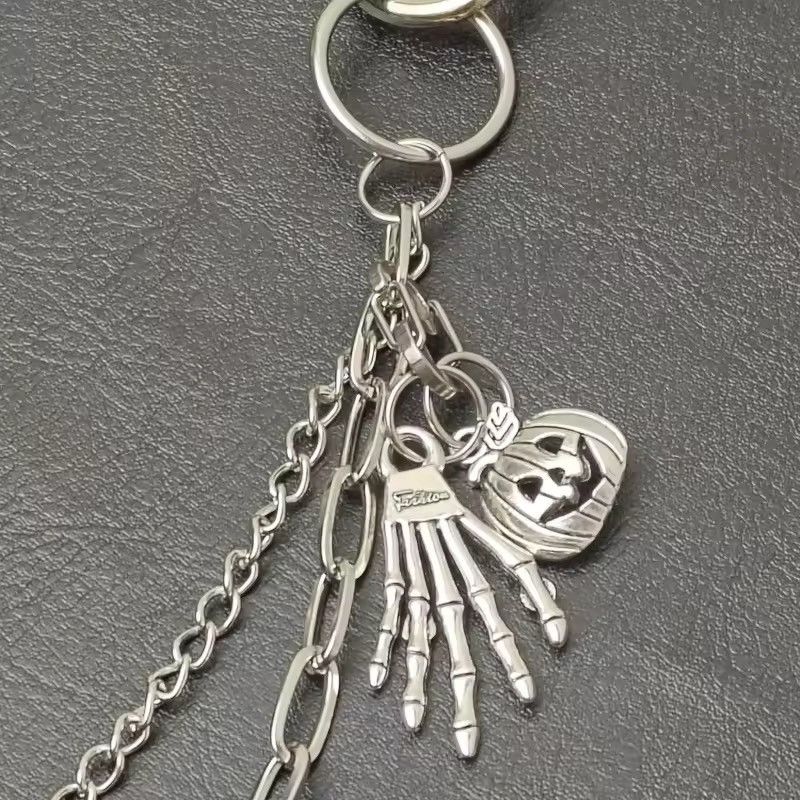 Other Halloween Pants Chain Unisex Pumpkin Head Skeleton Size ONE SIZE - 10 Thumbnail