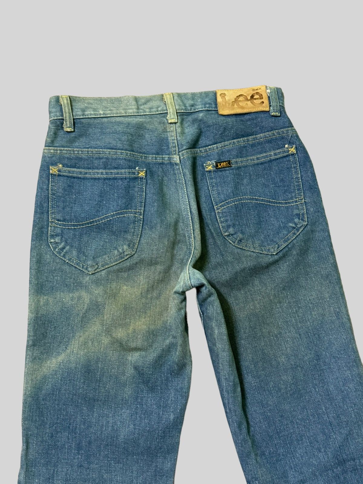 Lee Vintage Flared Lee Raider Talon Zipper Faded Denim Size US 28 / EU 44 - 11 Thumbnail
