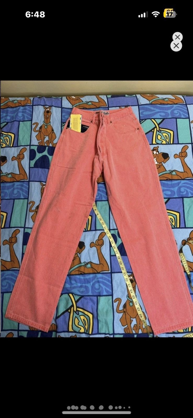 ***FINAL DROP***RARE BNWT 1991 RED ERASER PIGMENT DENIM 30