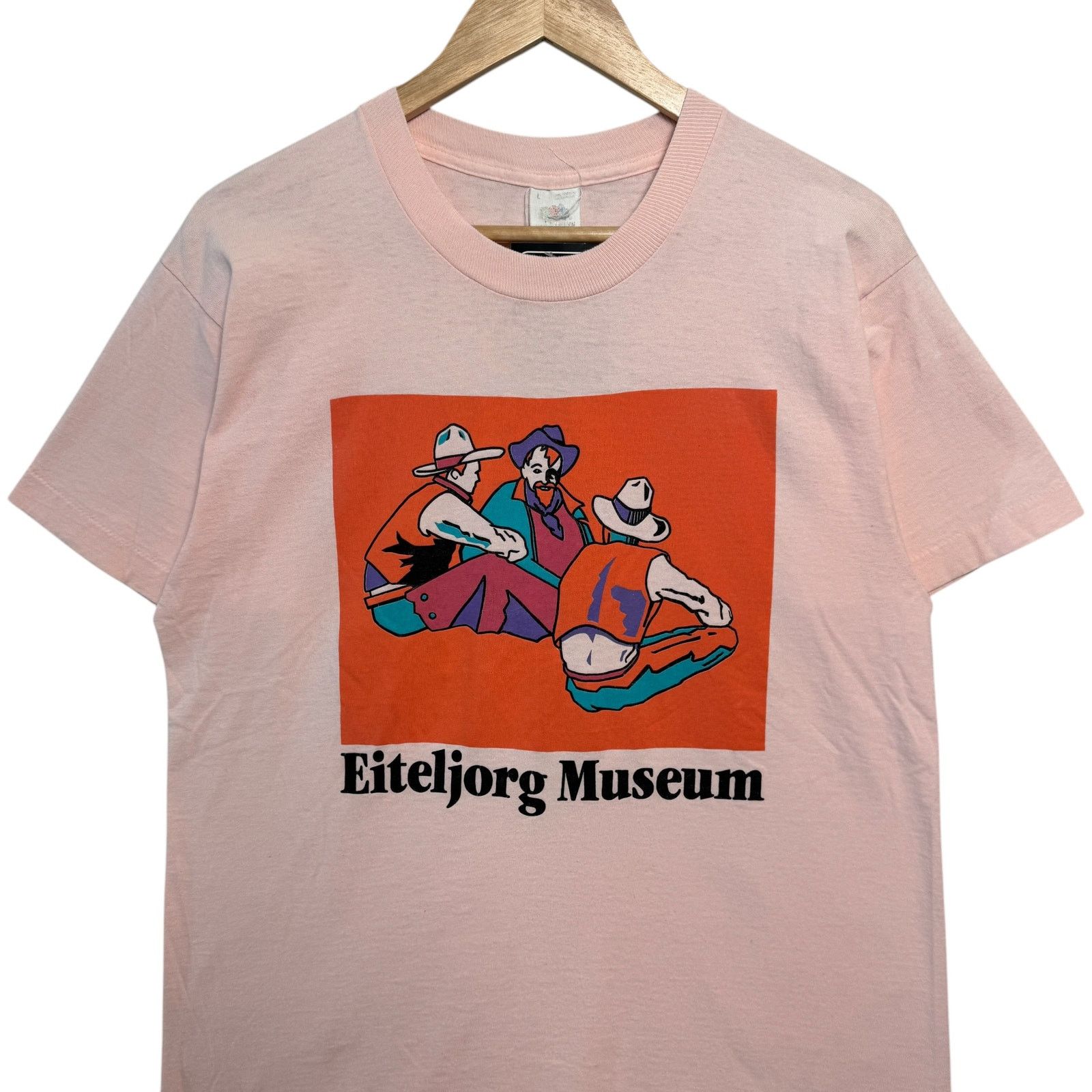 Fruit Of The Loom Vintage Eiteljorg Museum Indiana Wild West Souvenir Tee L Size US L / EU 52-54 / 3 - 2 Thumbnail