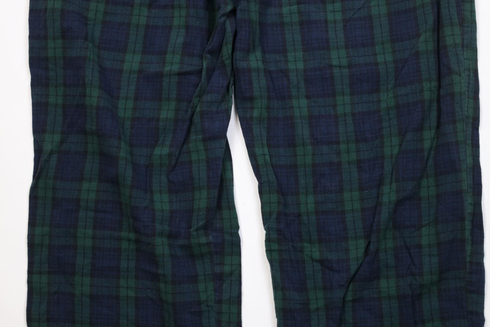 L.L. Bean Vintage 90s Y2K LL Bean Wide Leg Pajamas Pants PJs Plaid Size US 38 / EU 54 - 10 Thumbnail