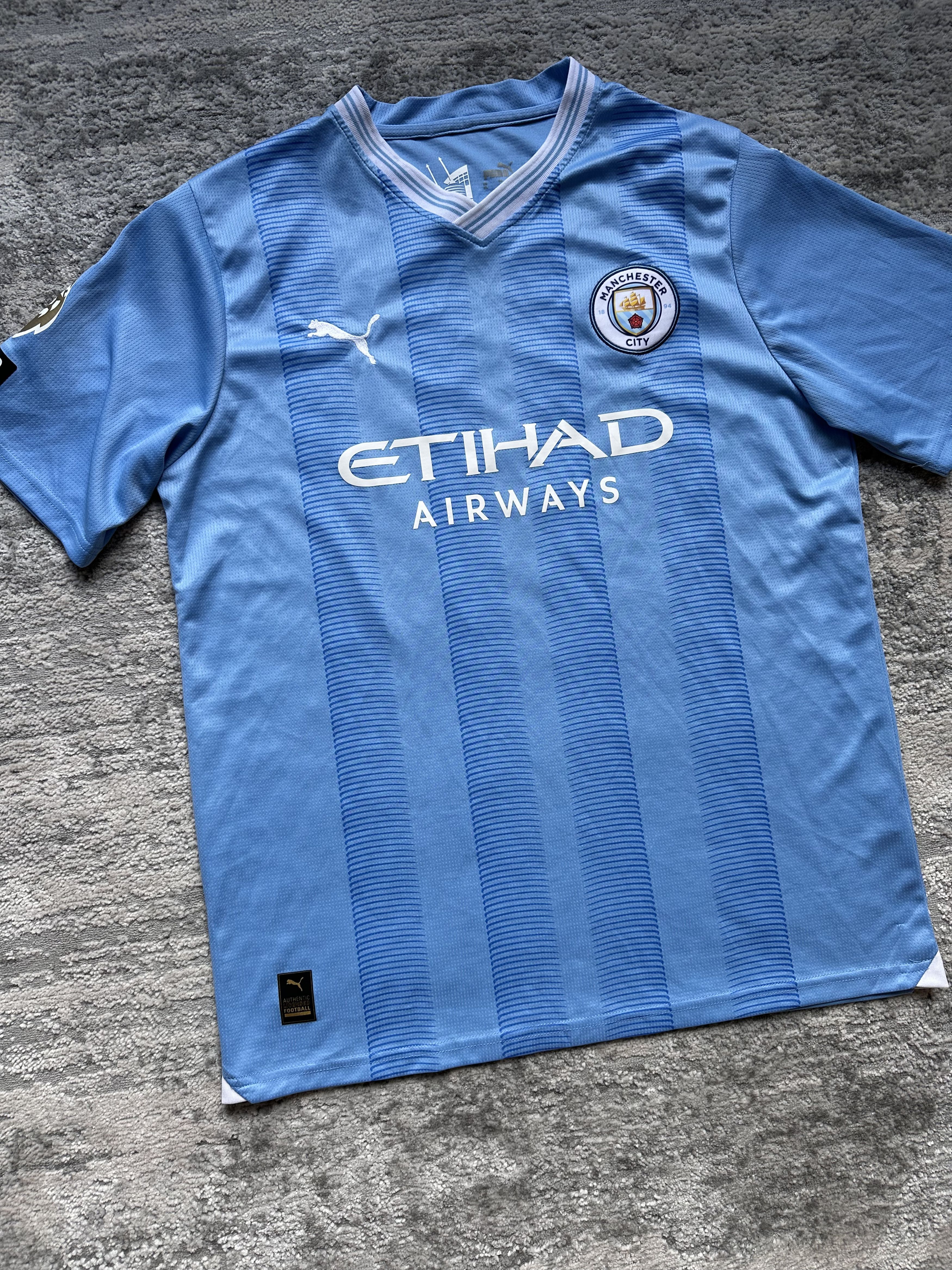 Puma Puma Manchester City Grealish Jersey Size US XL / EU 56 / 4 - 2 Thumbnail