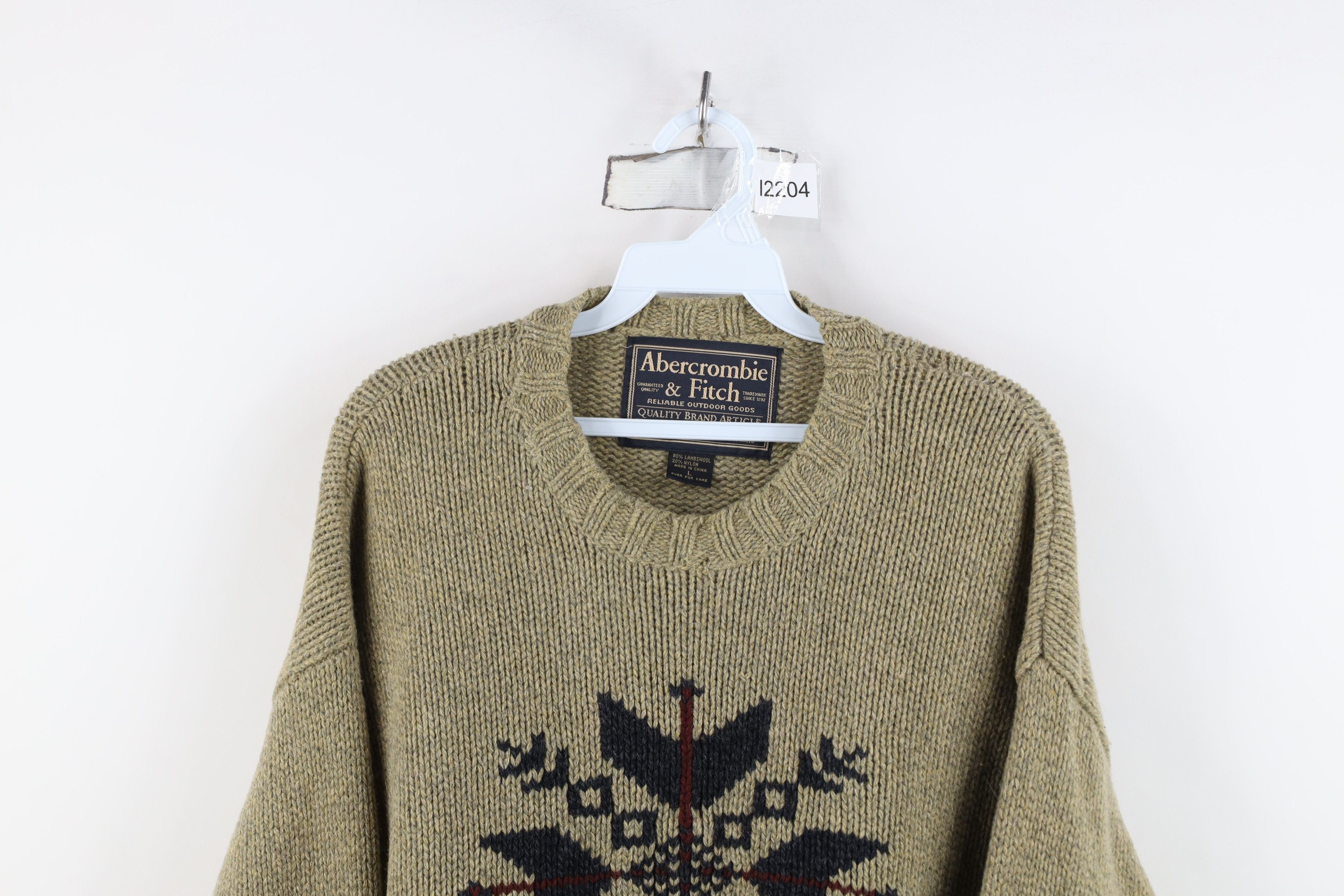 Abercrombie & Fitch Vintage 90s Abercrombie & Fitch Snowflake Crewneck Sweater Size US L / EU 52-54 / 3 - 2 Thumbnail