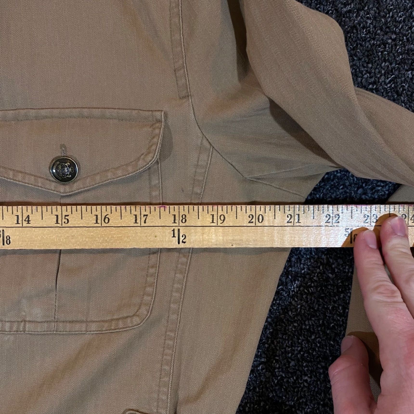 Ralph Lauren Lauren Ralph Lauren Jacket Women Size 12 Brown Military Epaulets Button Up Pockets Classic Womens Size XL / US 12-14 / IT 48-50 - 6 Thumbnail