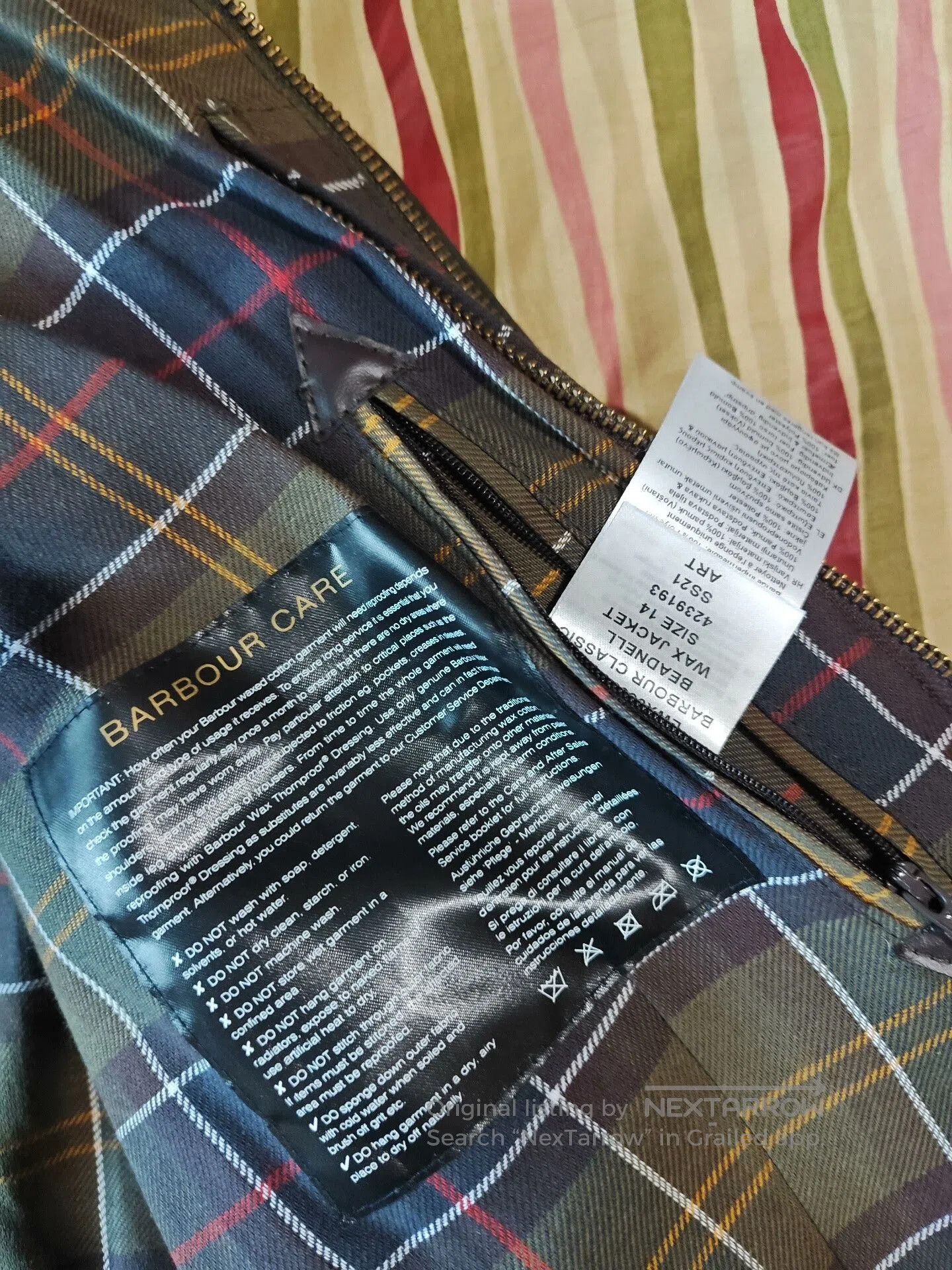 Barbour Barbour Beadnell Waxed Jacket. Size M / US 6-8 / IT 42-44 - 6 Thumbnail