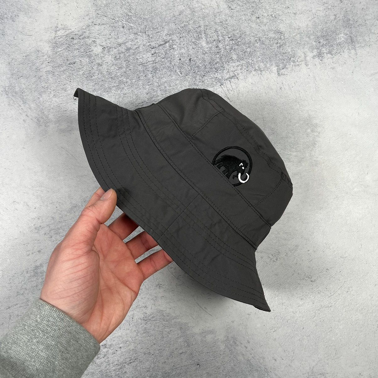 Mammut Mammut Grey Nylon Techwear Gorpcore Bucket Hat Panama Size ONE SIZE - 1 Thumbnail