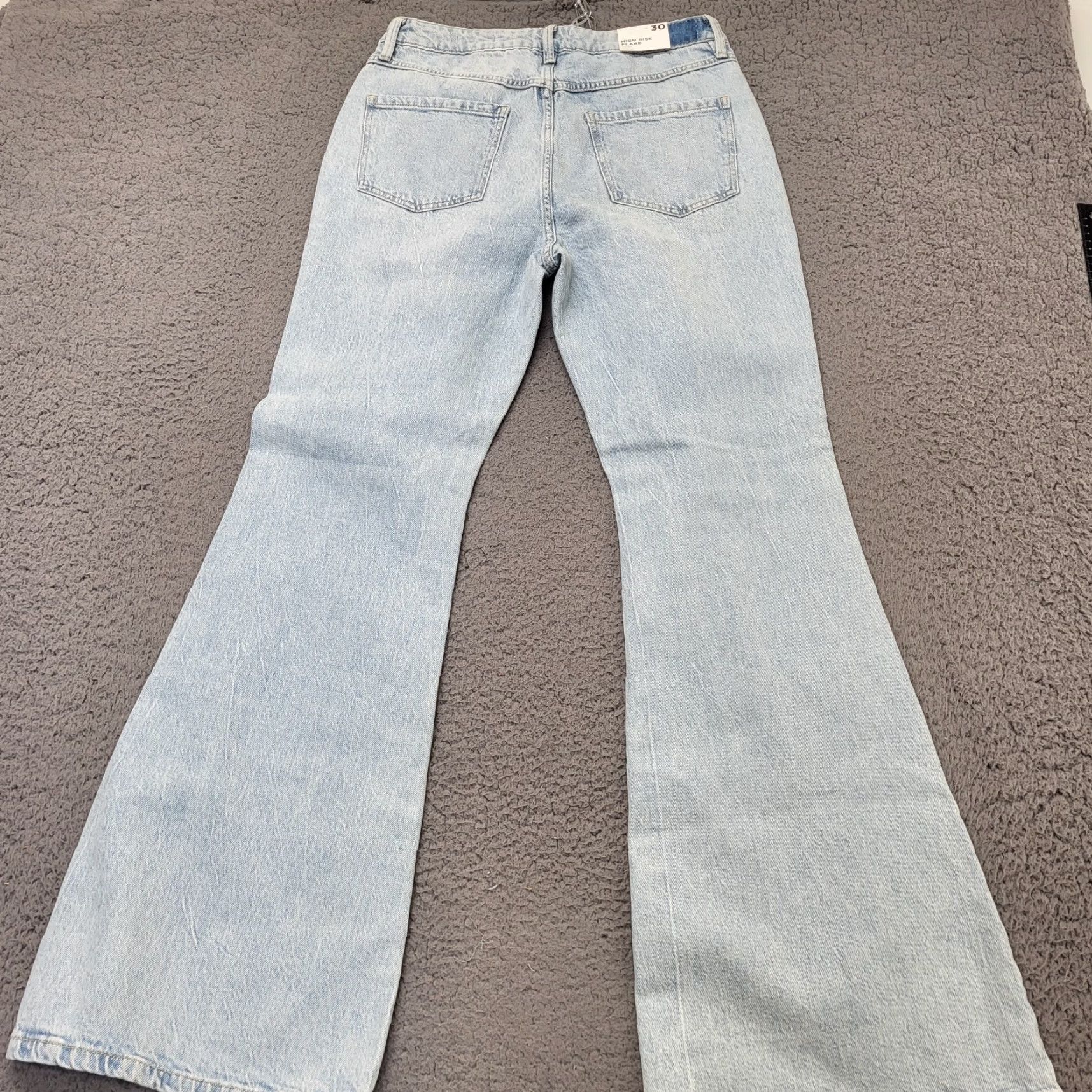 Forever 21 FOREVER 21 Jeans Women's Size 30 Blue High Rise Slim Fit Flared Hippie Boho Jeans Size 30" / US 8 / IT 44 - 4 Thumbnail