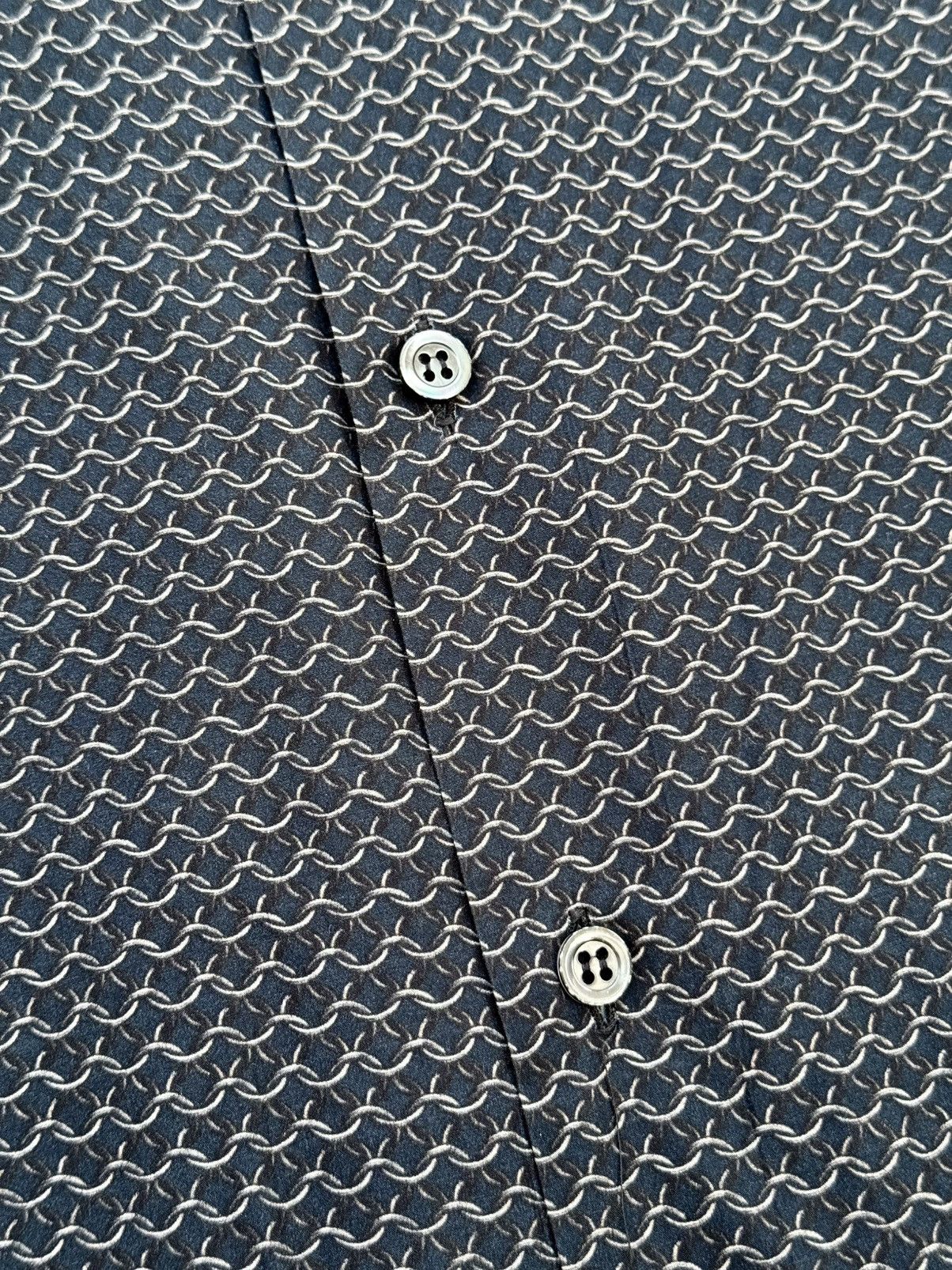 Alexander McQueen A/W 2010 Chain Mail Print Shirt Size US S / EU 44-46 / 1 - 4 Thumbnail