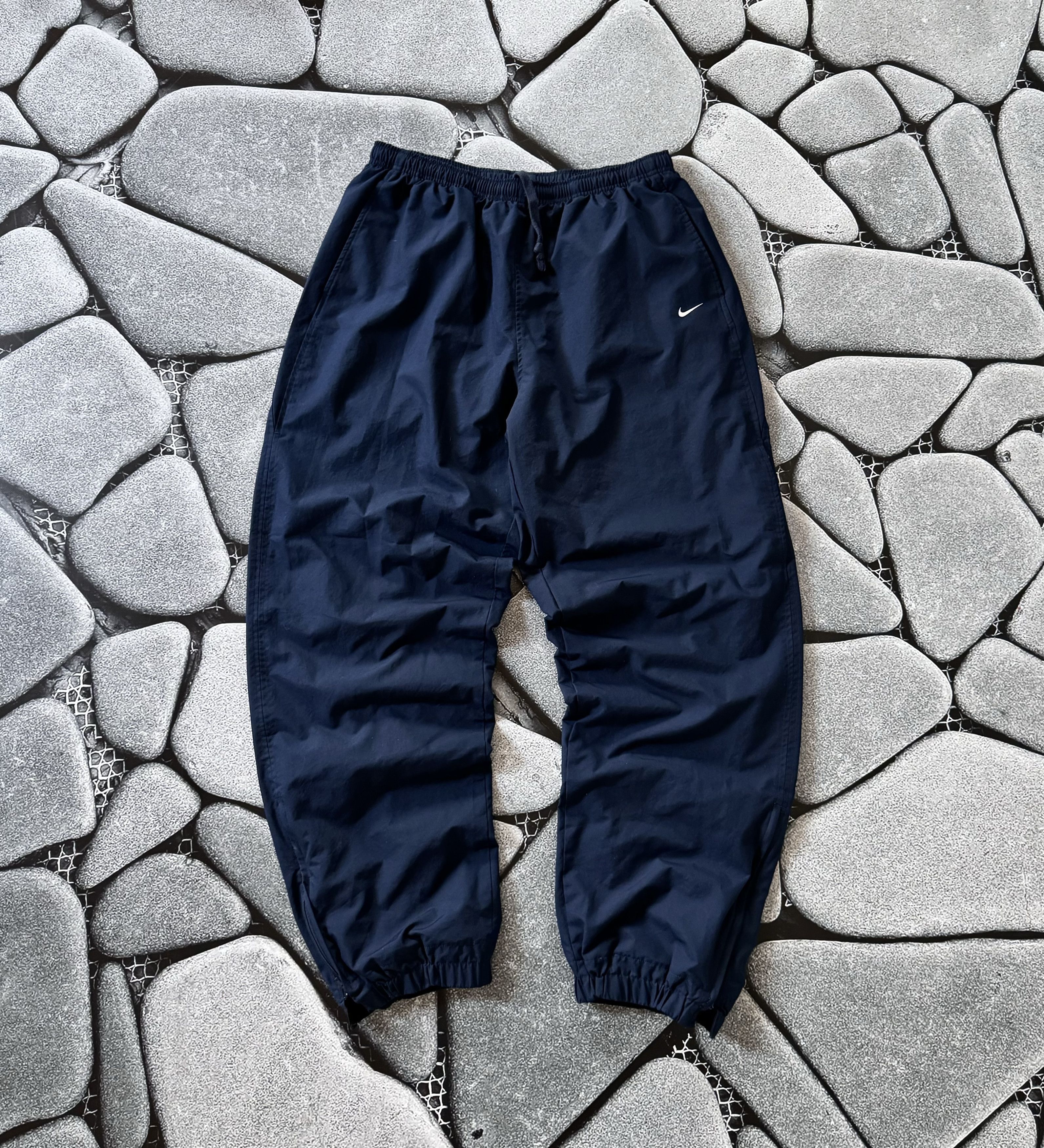 Nike NIKE VINTAGE TRACK NYLON PANTS DOUBLE SWOOSH BAGGY Size US 36 / EU 52 - 2 Thumbnail