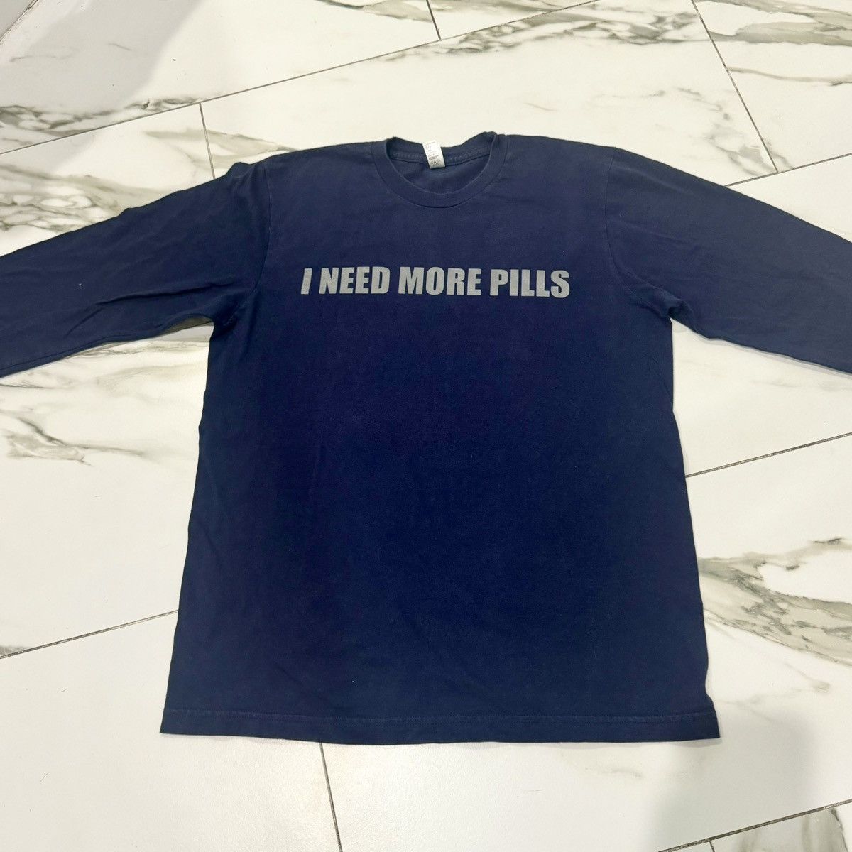 Vintage Y2K VINTAGE I NEED MORE PILLS HOUSE TEE! Size US M / EU 48-50 / 2 - 3 Thumbnail