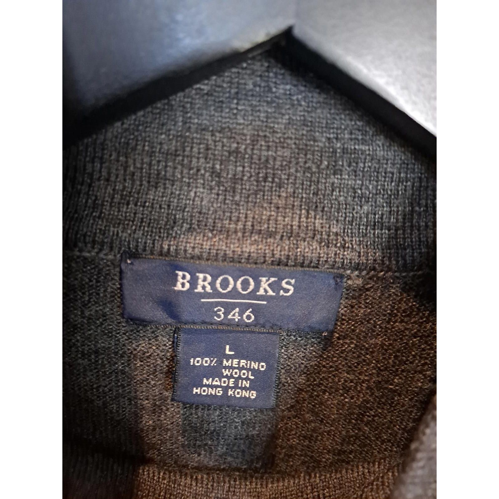 Brooks Brothers Brooks Brothers Marino Wool Gray Turtleneck Sweater Size Lar Size US L / EU 52-54 / 3 - 4 Thumbnail