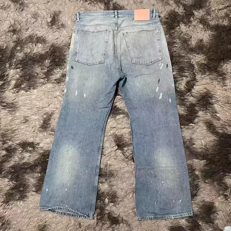 Acne Studios Acne Studios 25SS 2021M Washed Blue Splatter Denim Pants Size US 30 / EU 46 - 2 Thumbnail