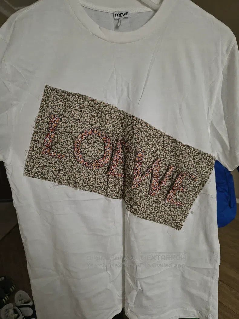 Loewe Loewe Men's Cotton T-Shirt, White, Brand Logo Layering Eff Size US M / EU 48-50 / 2 - 1 Thumbnail