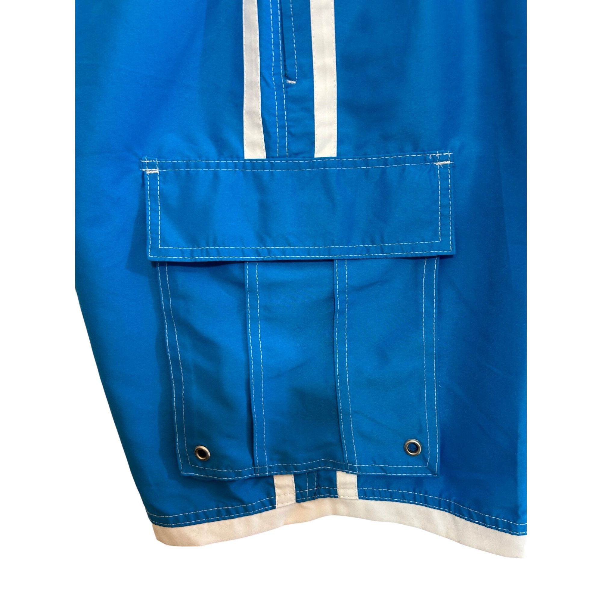 Beverly Hills Polo Club Beverly Hills Polo Club Men’s Swim Trunks M Blue White Trim Size US 32 / EU 48 - 11 Thumbnail