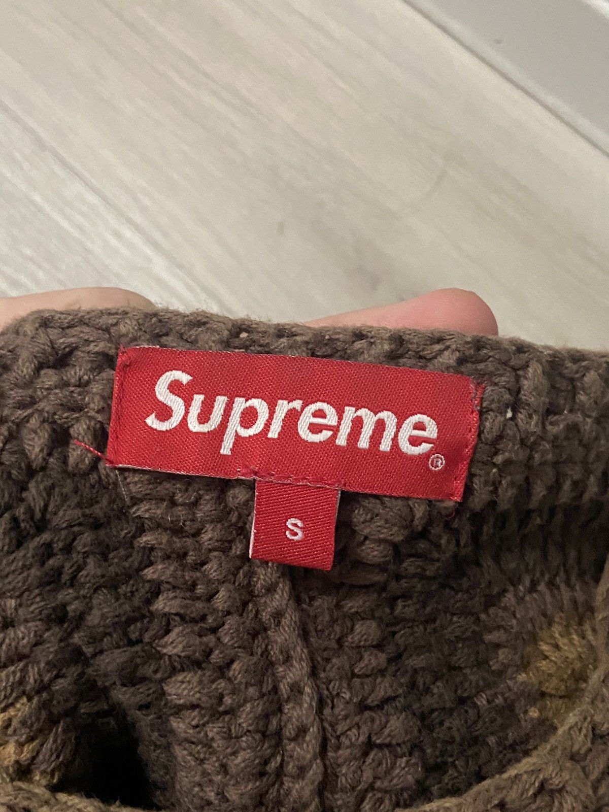 Supreme Supreme Hand Knit Crochet Sweater SS22 Small Size US S / EU 44-46 / 1 - 4 Thumbnail