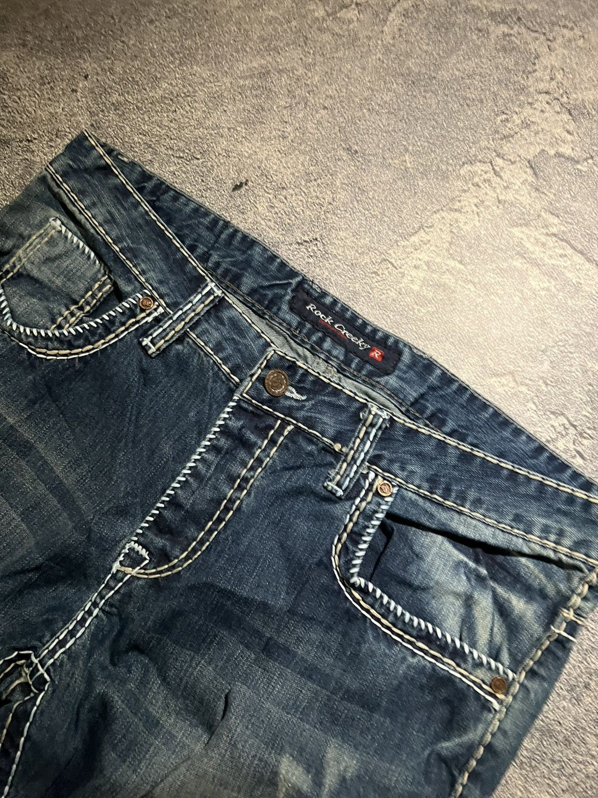 Japanese Brand Avant-Garde Archive Destroyed Jeans / Number Njne Style Size US 39 - 6 Thumbnail