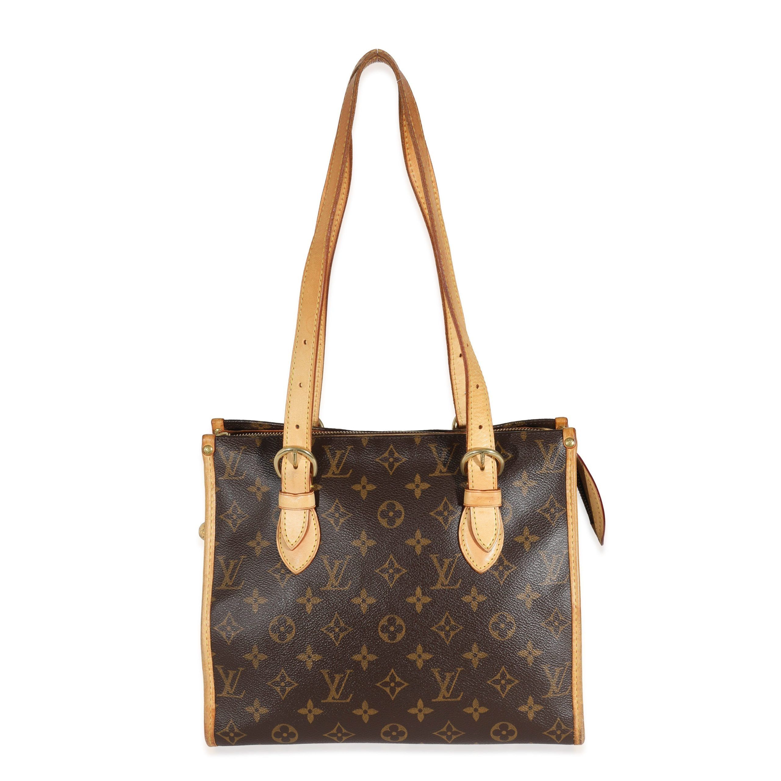 image of Louis Vuitton Monogram Canvas Popincourt Haut Bag in Brown, Women's