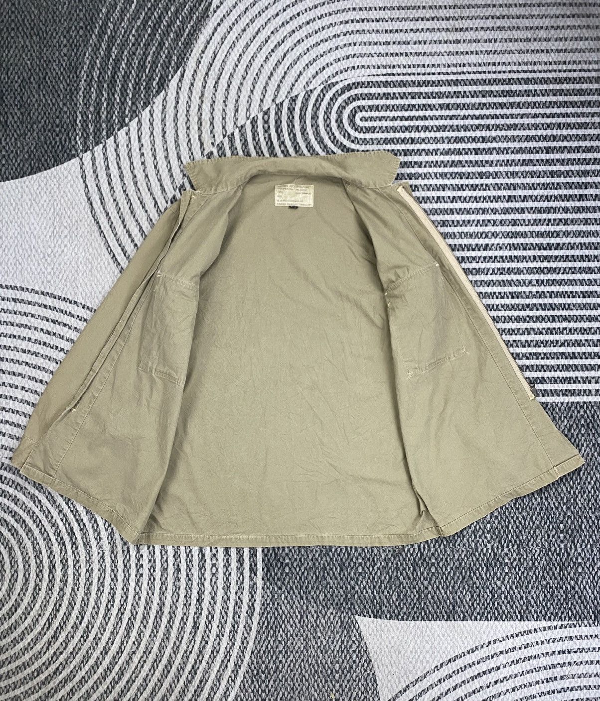 Vintage Vintage Blue Way Military Style Zipper Cotton Jacket Size US M / EU 48-50 / 2 - 5 Thumbnail