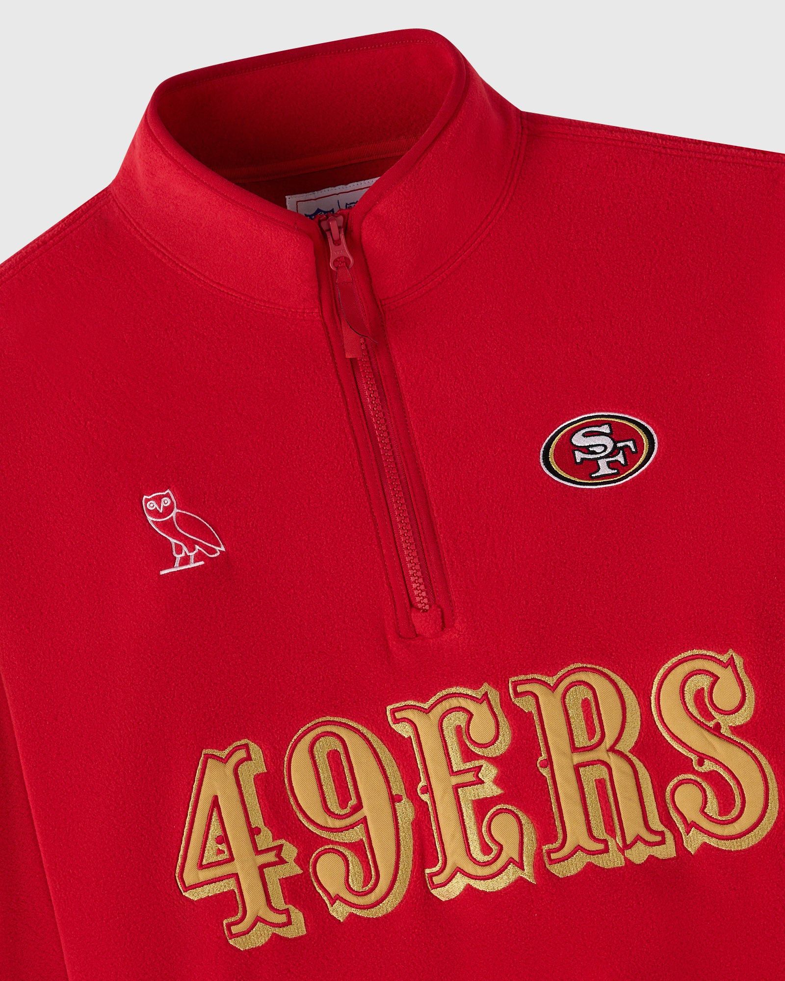 NFL OVO x NFL x Polartec 49ERS MOCK NECK QUARTER-ZIP FLEECE Size US XL / EU 56 / 4 - 3 Thumbnail