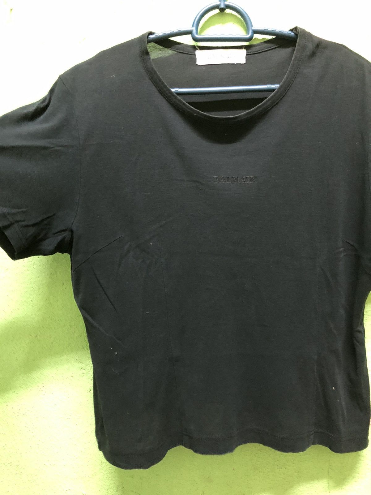 Balmain AUTHENTIC BALMAIN EMBROIDERED LOGO TSHIRT Size M / US 6-8 / IT 42-44 - 2 Thumbnail