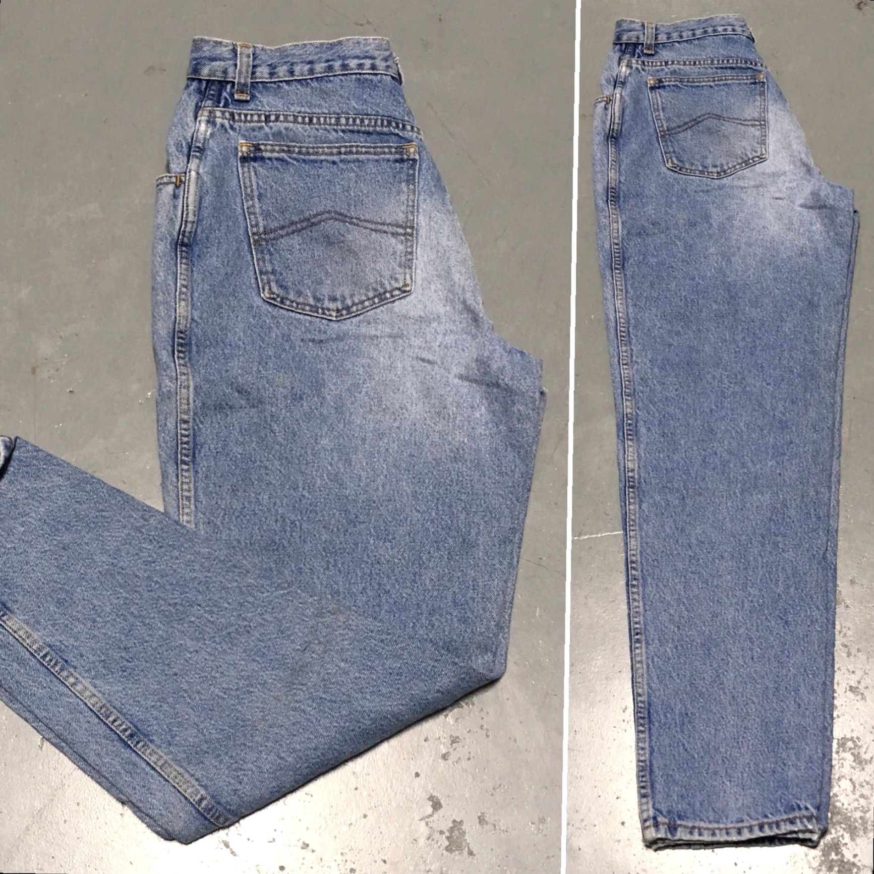 Armani VINTAGE Armani Jeans 28 Waist 32 80s 90s Blue Denim High Waist Regular Mens Size US 28 / EU 44 - 2 Thumbnail