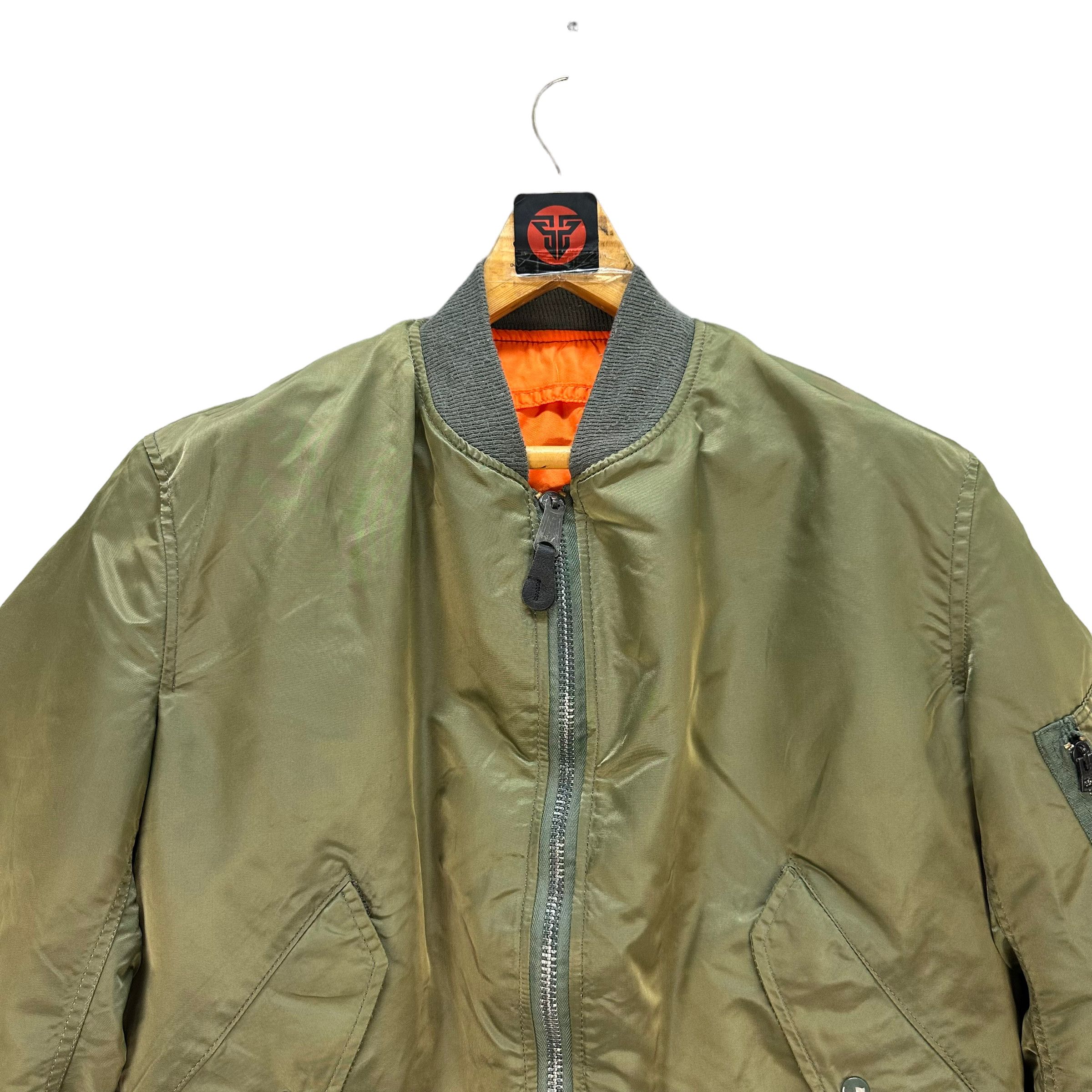 Alpha Industries VINTAGE ALPHA INDUSTRIES USAF MA-1 FLIGHT JACKET #7695-165 Size US L / EU 52-54 / 3 - 2 Thumbnail