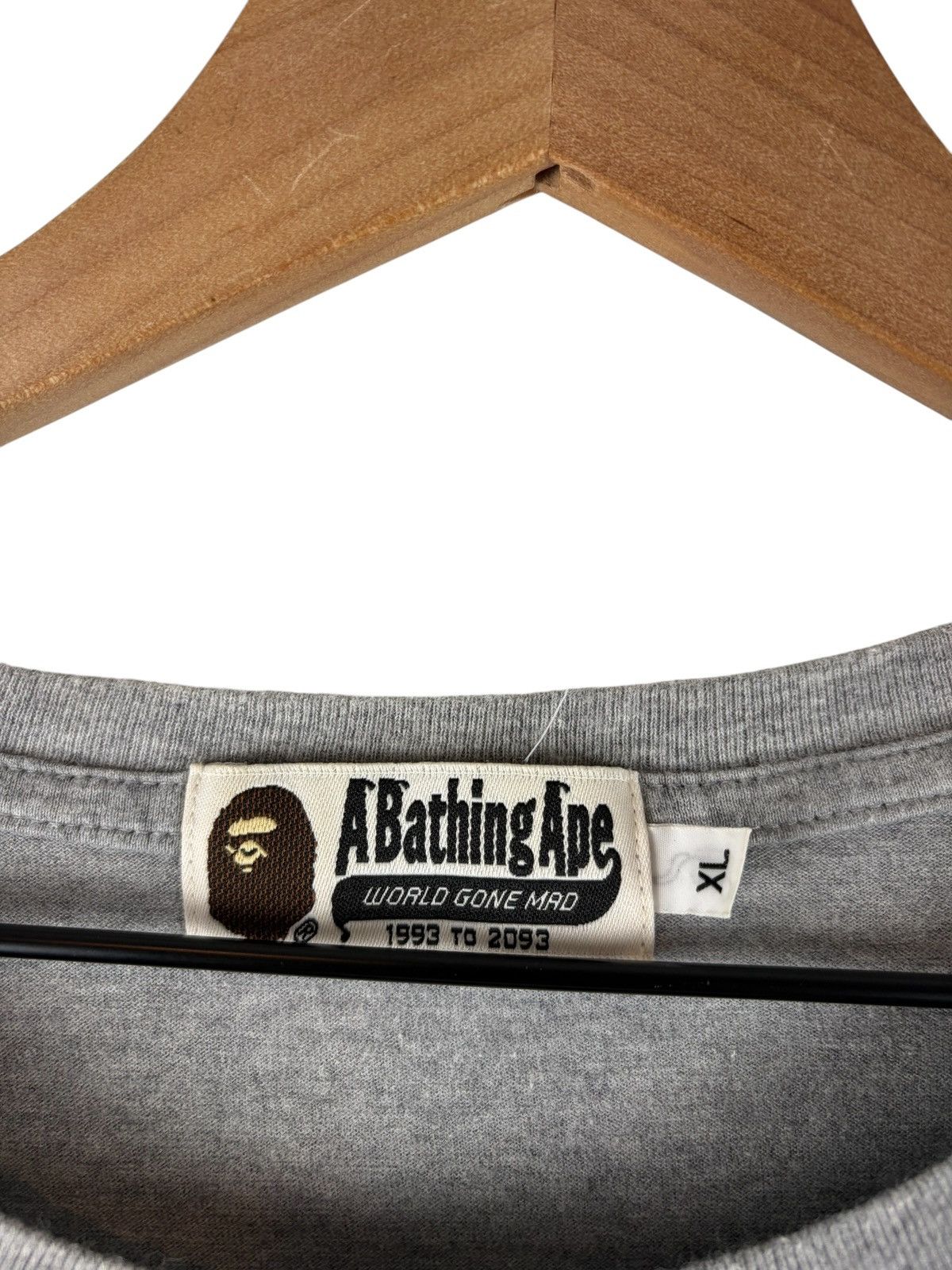 Bape Bape Logo Print Tee Size US XL / EU 56 / 4 - 5 Thumbnail