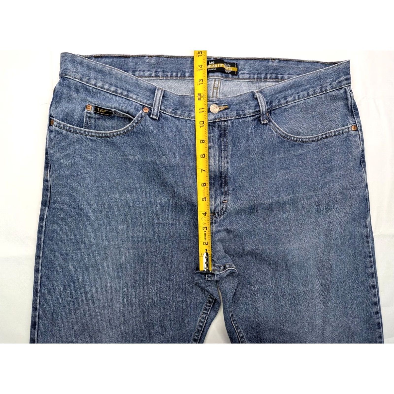 Lee LEE Regular Fit Jeans Men 40x30 Blue Denim 2008973 Straight Leg 5-Pocket Regular Lift Size US 40 / EU 56 - 5 Thumbnail