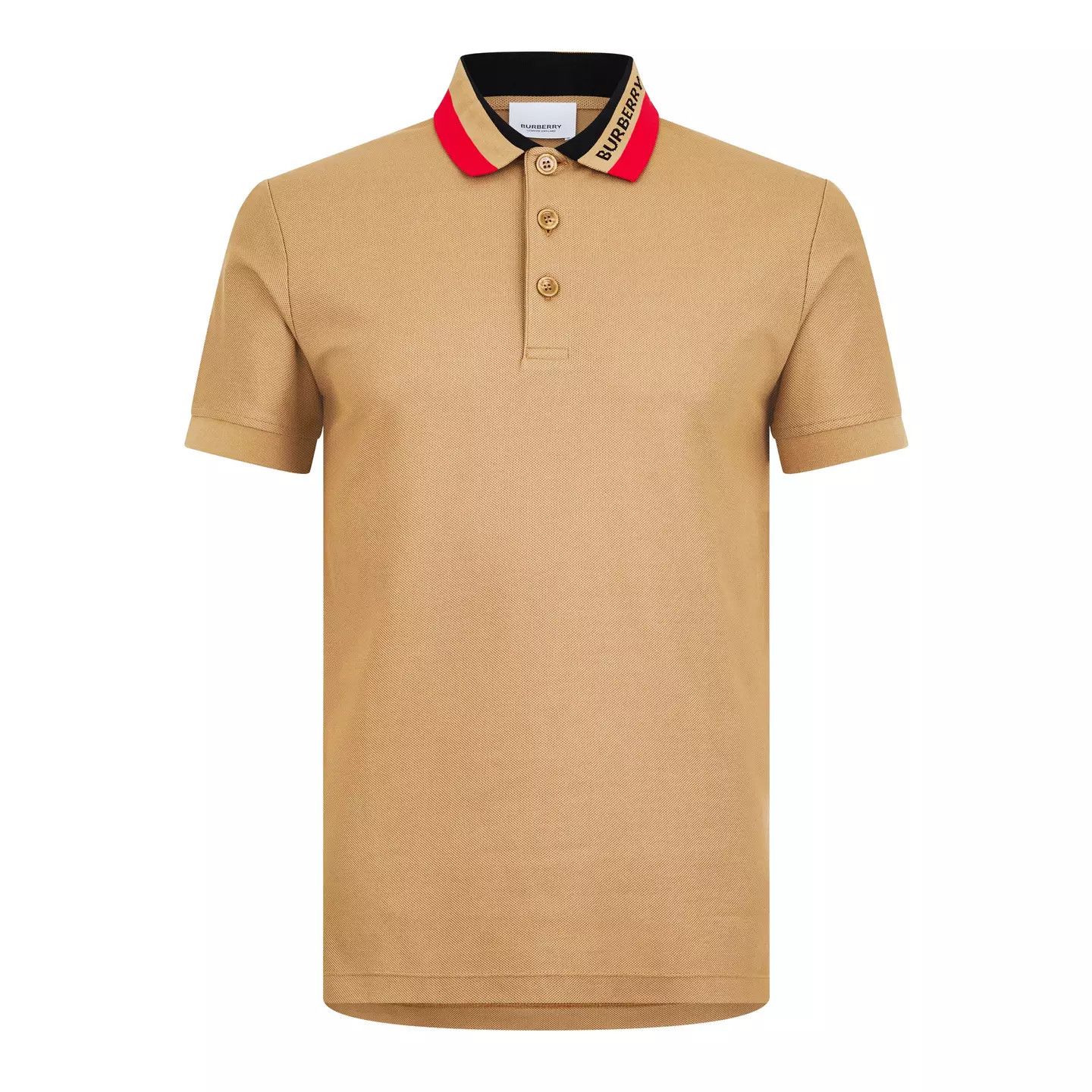 Burberry o1g2r1mq0426 Logo Polo Shirt in Camel Size US XS / EU 42 / 0 - 1 Thumbnail
