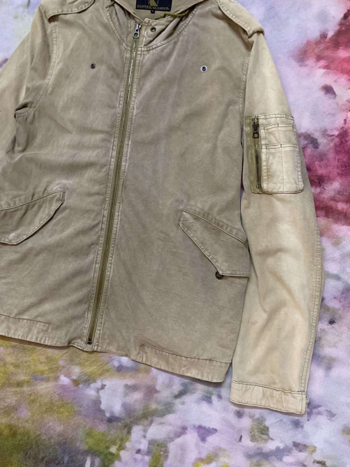 Hysteric Glamour Hysteric Glamour Sweat Parkas MA-1 Stone Washed Sun Faded Size US L / EU 52-54 / 3 - 4 Thumbnail