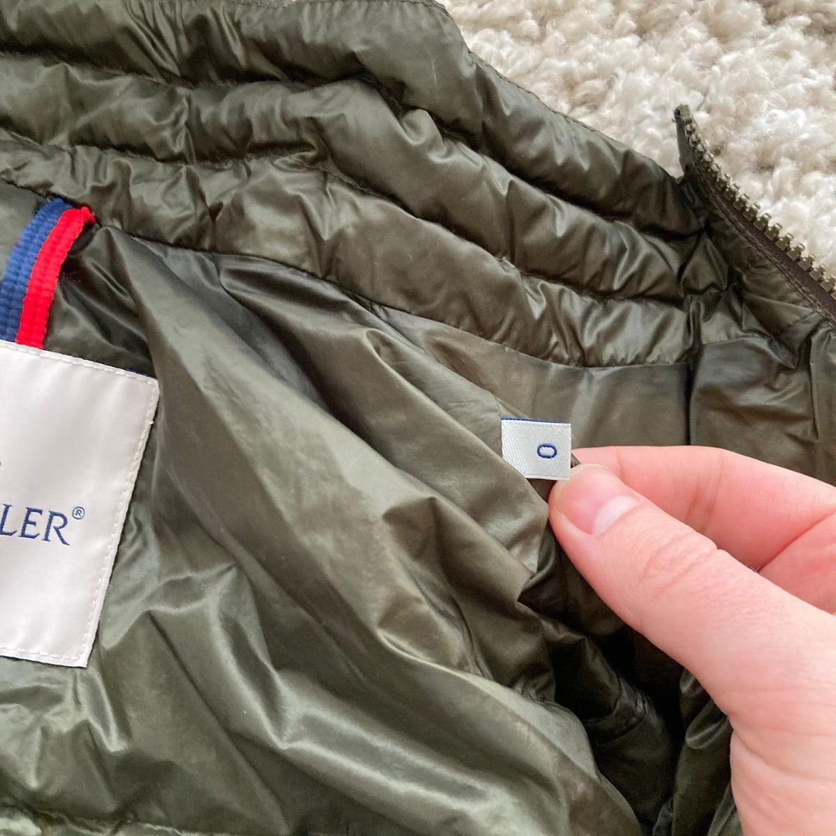 Moncler Moncler LAMBOT jacket green bomber size 0 Size US S / EU 44-46 / 1 - 11 Thumbnail