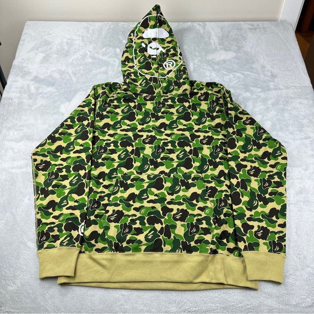 Bape ABC Camo 2nd Ape Wide Full Zip Hoodie | Grailed
