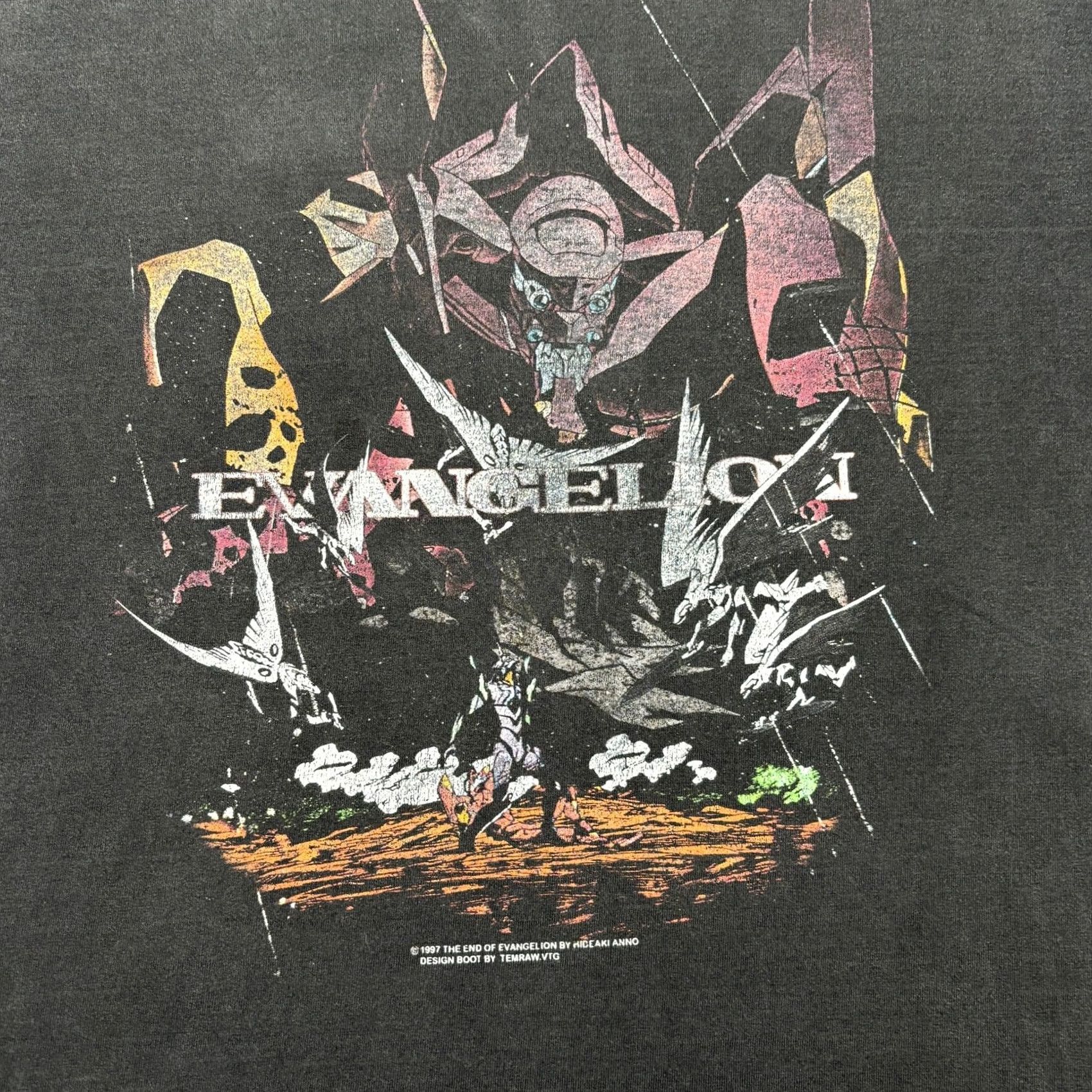 Vintage VINTAGE Evangelion Temraw Asuka Tee Shirt Men 2XL XXL Black T-Shirt Mens Size US XXL / EU 58 / 5 - 3 Thumbnail