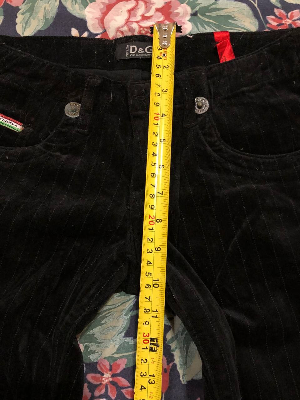 Dolce & Gabbana logo Denim pants Dolce&Gabbana flared jeans Y2K black Size 30" / US 8 / IT 44 - 18 Thumbnail
