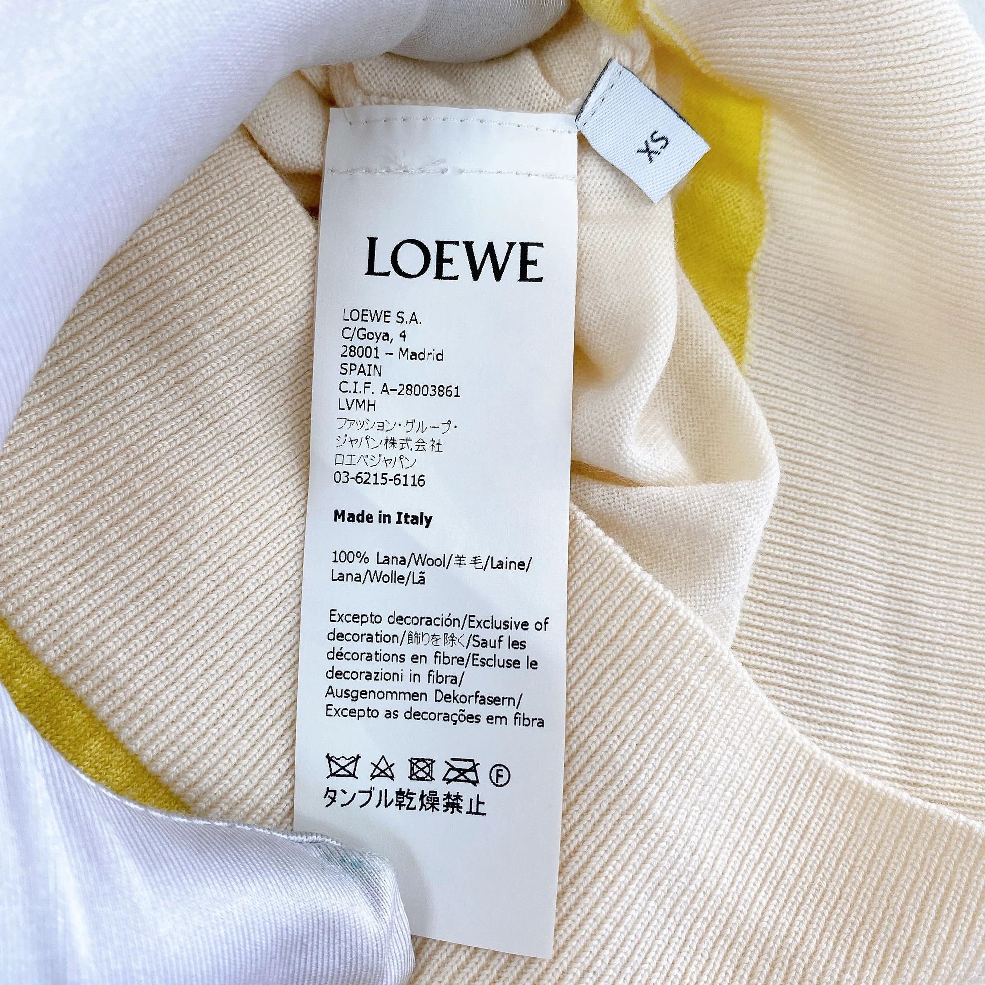 Loewe Loewe colorblocked knit T-shirt XS Size XS / US 0-2 / IT 36-38 - 8 Thumbnail
